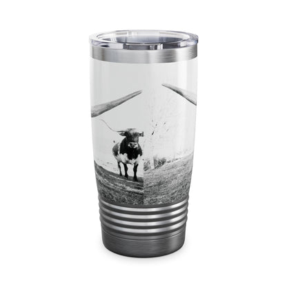 Longhorn Cow Ringneck Tumbler, 20oz