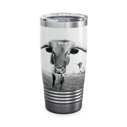 Longhorn Cow Ringneck Tumbler, 20oz