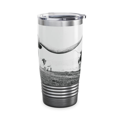 Longhorn Cow Ringneck Tumbler, 20oz