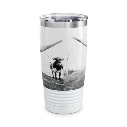 Longhorn Cow Ringneck Tumbler, 20oz